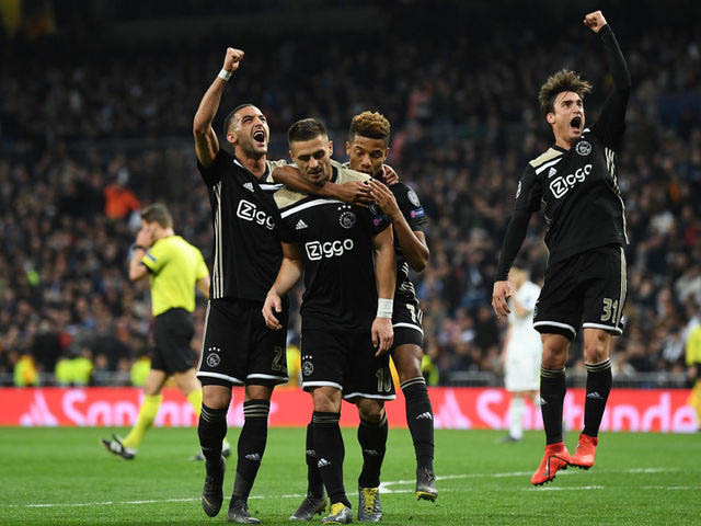 Real Madrid Tumbang 1-4 dari Ajax Amsterdam